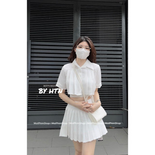 SET 2 MÓN XẾP LY, SET GỒM ÁO + CV XẾP LY