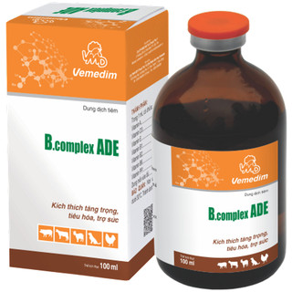 B complex ade 100ml cung cấp các vita b, a, d, e cho vật nuôi