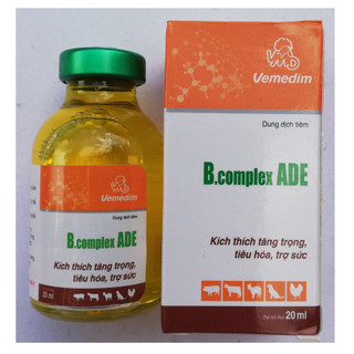 B complex ade - 20ml cung cấp các vita nhóm a, b, e, b cho vật nuôi