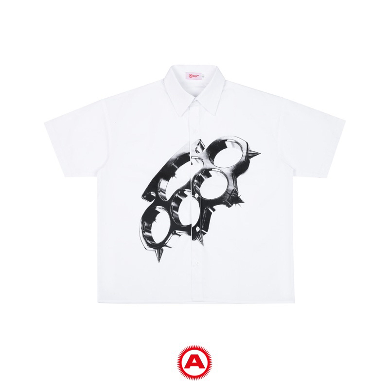 Asylum Knuckles Shirt | Áo Sơ Mi Boxy Crop Unisex