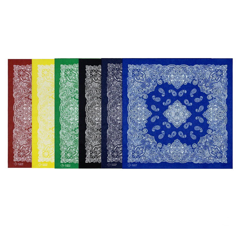 Khăn bandana cotton phong cách Hàn Quốc size 55x55cm.