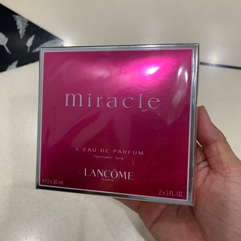 Nước hoa nữ bộ set gồm 2c Lancome Miracle 30ml như hình