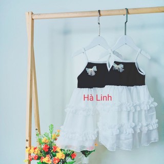 Váy 2 dây cotton bé gái siêu xinh mát mẻ.