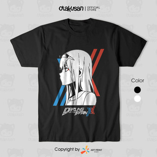 Áo thun Darling in the Franxx 002 (Black/White) ngắn tay