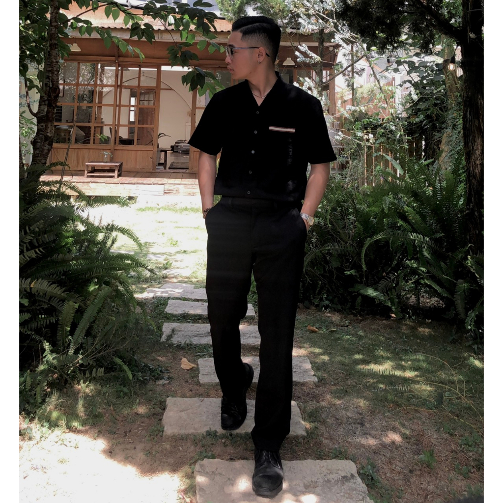 Quần tây âu nam Hàn Quốc brand T.I FOR MEN _Black