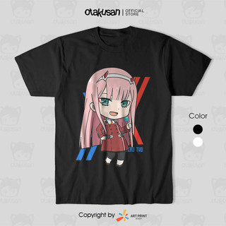 Áo thun Darling in the Franxx 002 Chibi (Black/White) ngắn tay