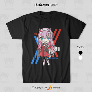 Áo thun Darling in the Franxx 002 (Black/White) ngắn tay