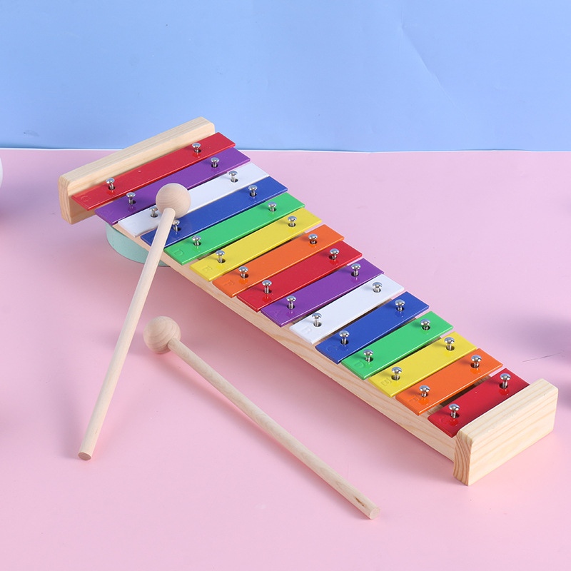 Đàn Xylophone Đàn gõ 15 thanh Đàn mộc cầm Tơ rưng phát triển khả năng thính giác