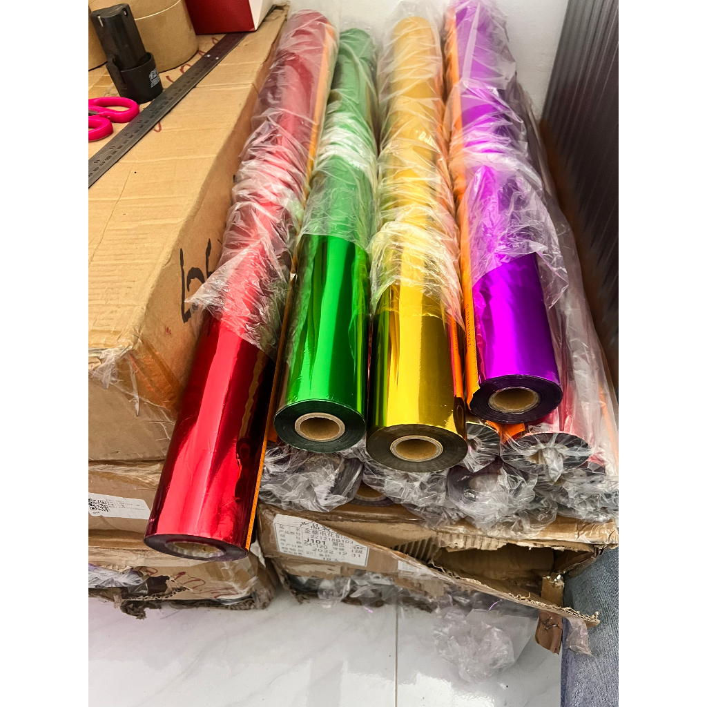 Nhủ Ép Kim Trên giấy, Trên Màn