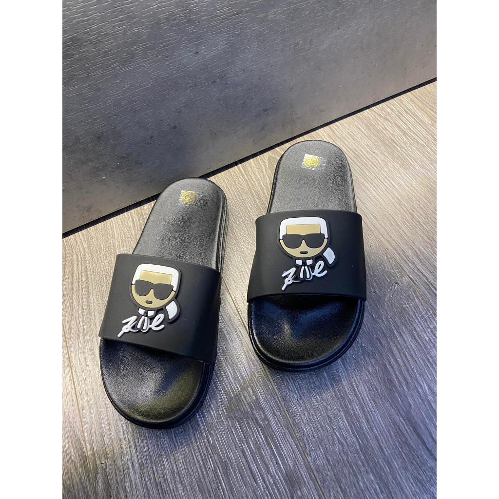 Dép trẻ em karl hoạt hình quai ngang cho bé từ 4 đến 14 tuổi - full sz 26 - 35