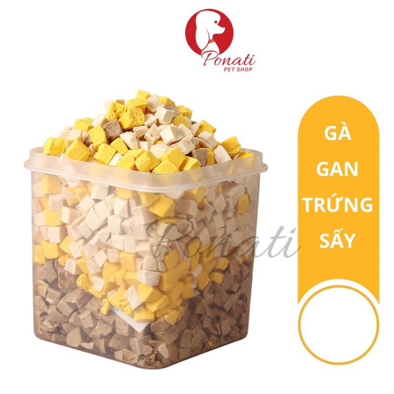 Thịt Gà Sấy Thập Cẩm Cho Chó Mèo