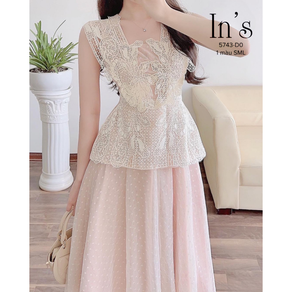 Váy Nữ Phối Lưới Thời Trang Sang Trọng , Đầm Thời Trang Nữ Dự Tiệc Kèm Chân Váy Siêu Xinh , HÀNG CAO CẤP | BigBuy360 - bigbuy360.vn