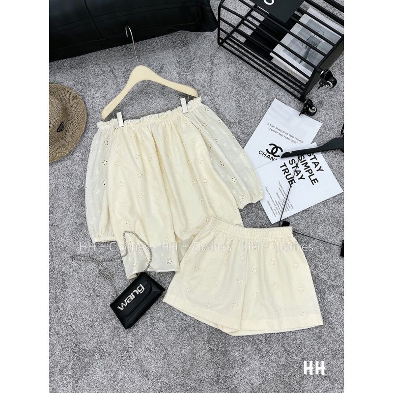 SET THÔ THÊU CHỄ VAI🖤