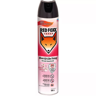 Bình xịt diệt côn trùng Redfoxx 600ml - Hương Sakura Hoa Anh Đào mùi hương dịu nhẹ bình xịt muỗi/kiến/gián