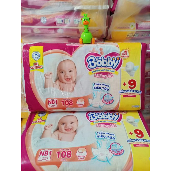 Miếng lót Bobby size NB1 108+9
