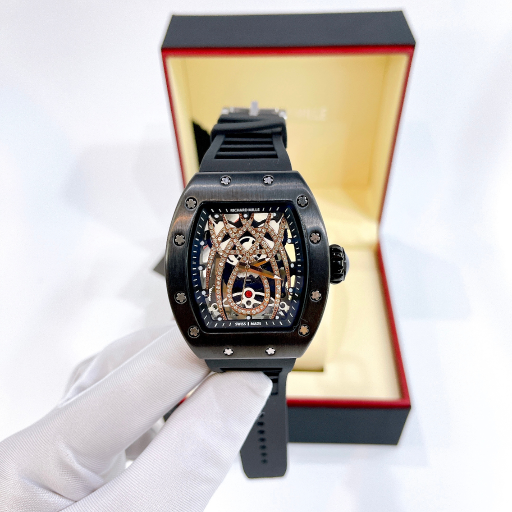 Đồng hồ nam Richard Mlle RM19-01, size mặt 44mm, chống nước 3ATM, máy pin,kính khoáng, 3 kim, bảo hành máy 12 tháng