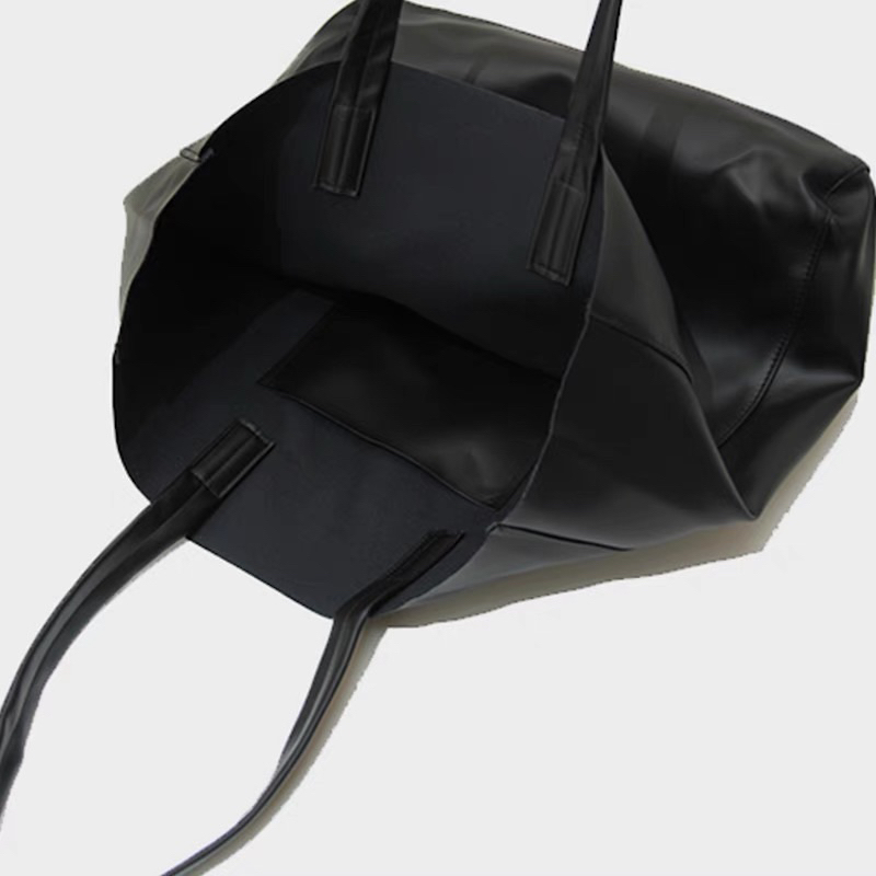 TÚI TOTE NAM CỠ LỚN NÂU VÀ XÁM - PHONG CÁCH HÀN QUỐC - VỪA LAP 15.6 INCHES - TÚI DA - HỌC SINH/ SINH VIÊN