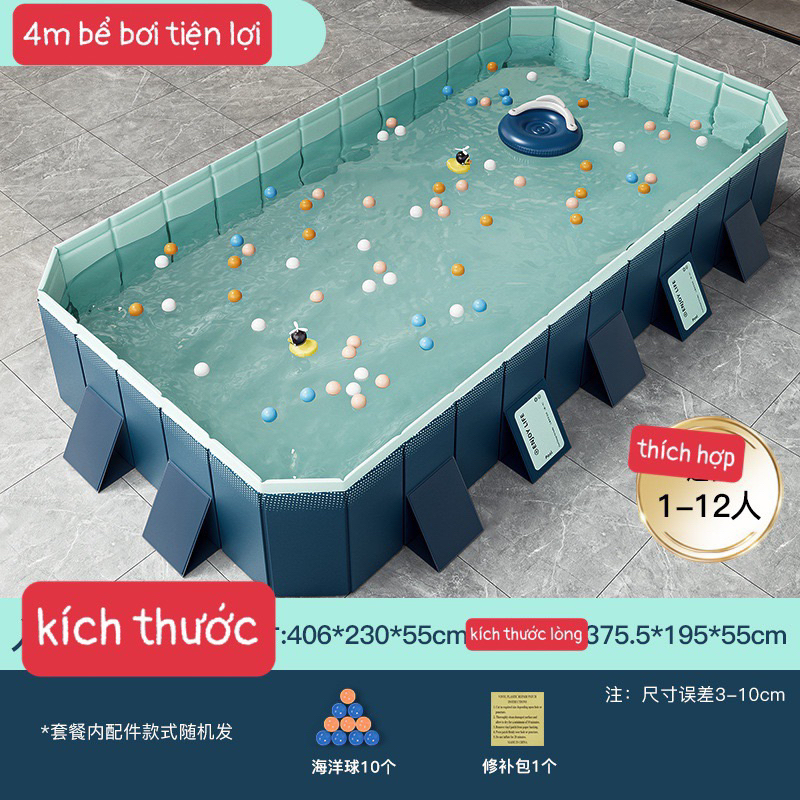 BỂ BƠI KHÔNG CẦN BƠM HƠI SIÊU TIỆN LỢI