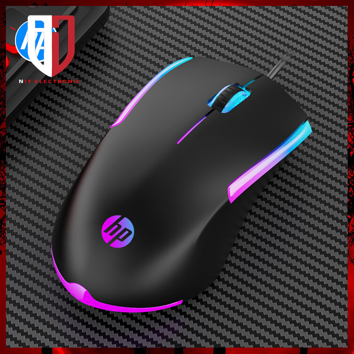 Chuột gaming máy vi tính có dây chính hãng HP M160 có led chuột Pc chơi game