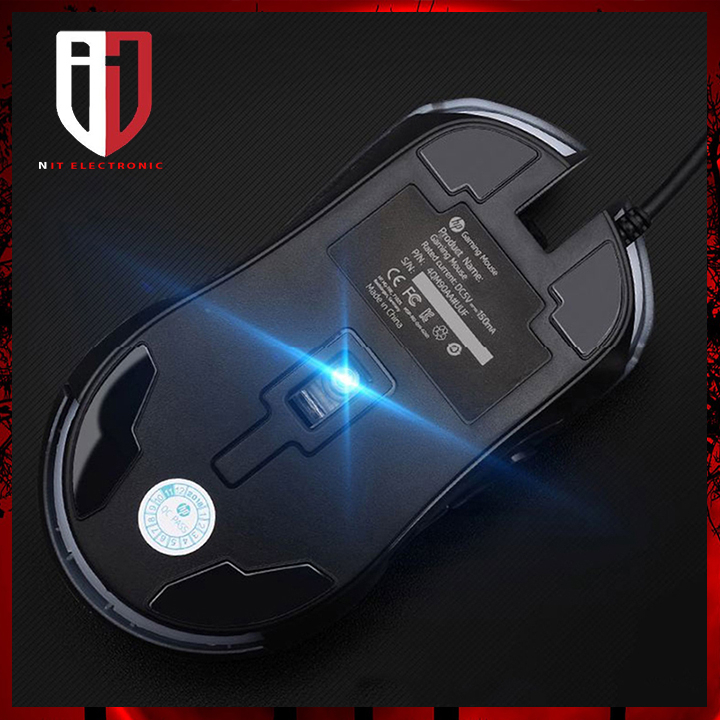 Chuột gaming máy vi tính có dây chính hãng HP M160 có led chuột Pc chơi game