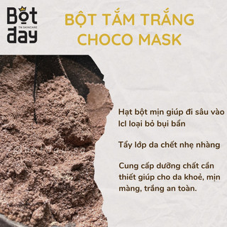 Bột Tắm Dưỡng Trắng Da CHOCO BODY MASK Handmade