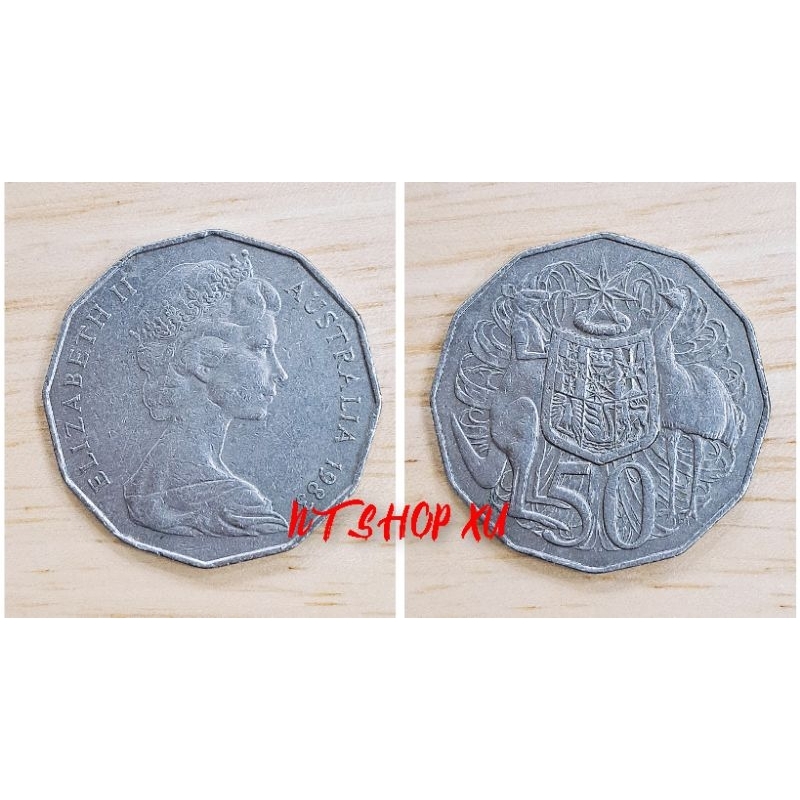 Đồng sưu tập 50 Cents Úc ( 1969-1984 )