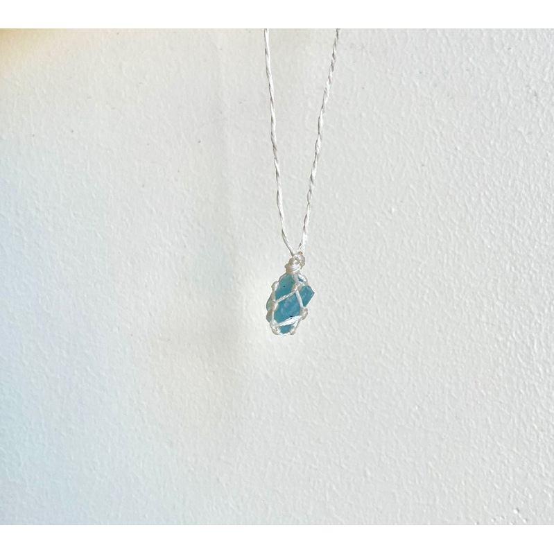 𝒜𝓆𝓊𝒶𝓂𝒶𝓇𝒾𝓃𝑒 𝓃𝑒𝒸𝓀𝓁𝒶𝒸𝑒 ✨-Vòng đá Aquamarine chất lành sạch đẹp