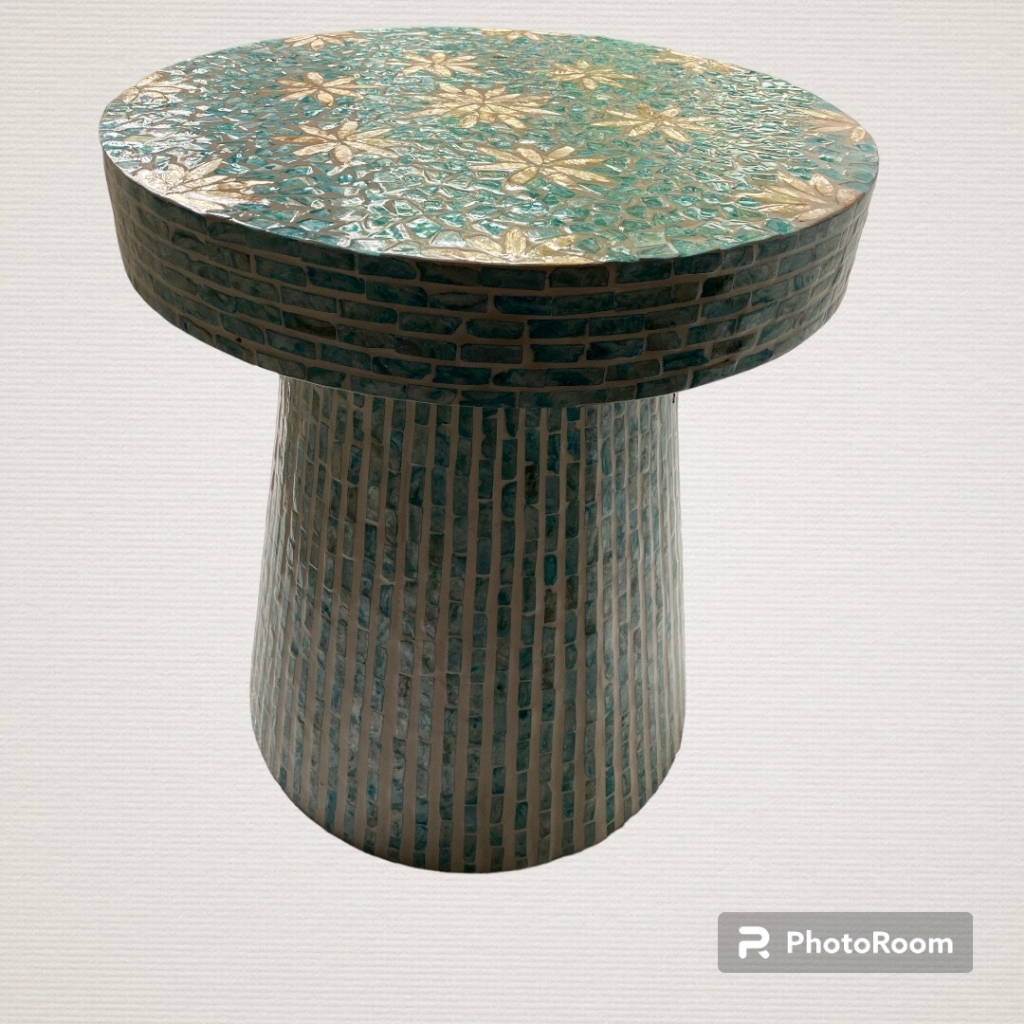 Đôn khảm trai xanh hình nấm