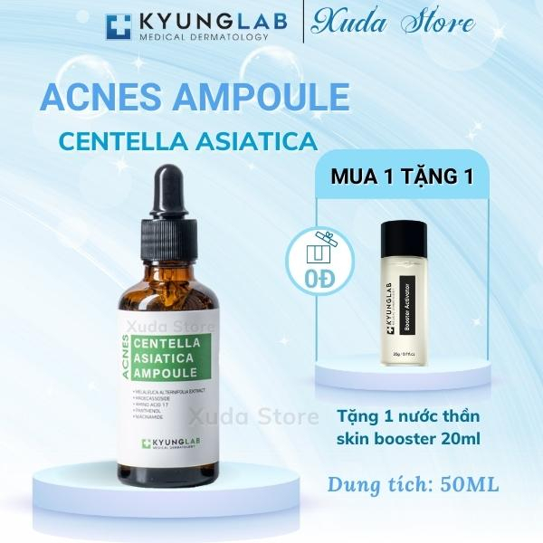 Serum ,Serum ngừa mụn thâm Acnes Centella Aisatica Ampoule Kyung Lab siêu kiềm dầu, làm dịu, giảm sưng viêm thu nhỏ lcl