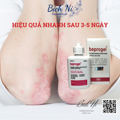 Beprogel 30ml hàng chính hãng hỗ trợ giảm Chàm, Vảy nến, Nấm da đầu.