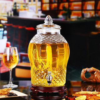  Bình thủy tinh ngâm rượu bình ngâm rượu kim cương dung tích 6 lít – 10 lít 