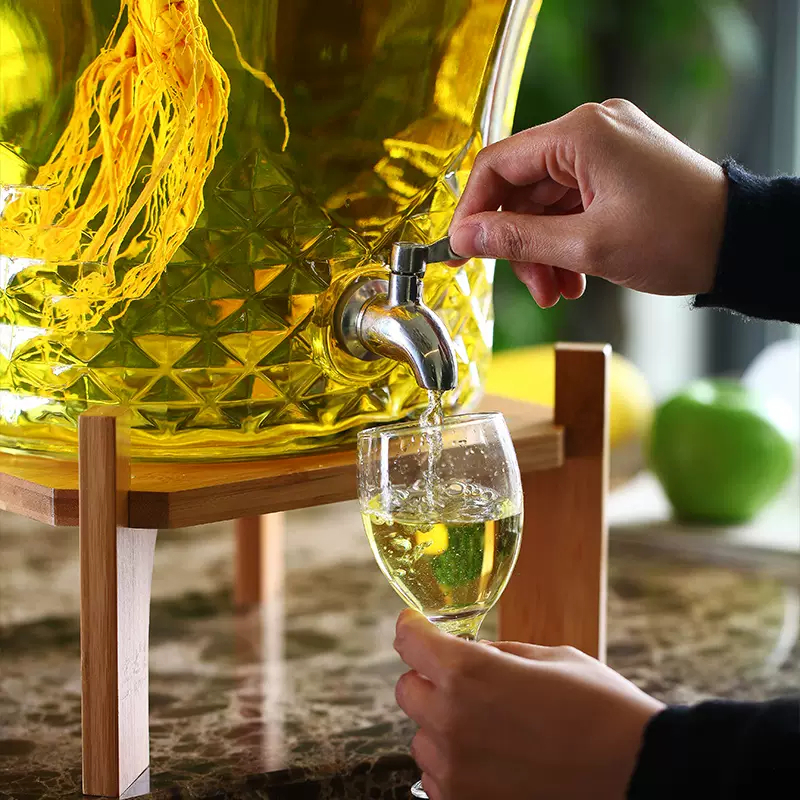 Bình thủy tinh ngâm rượu, bình ngâm rượu kim cương dung tích 6 lít – 10 lít