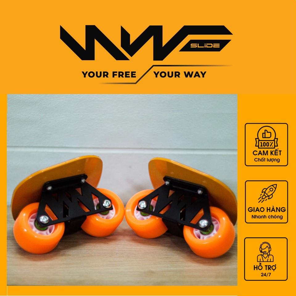 Ván trượt Freeline Skate VNW Slide Khung Kim Loại H2 chuyên nghiệp chính hãng, Vòng bi ABEC-11