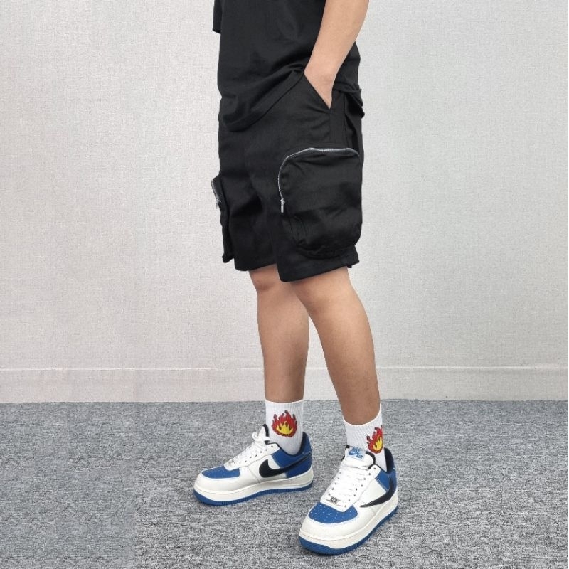 Quần short túi hộp vải kaki MAKVN -D6