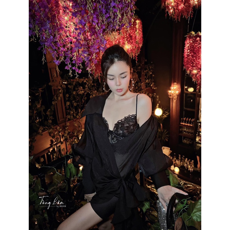 VÁY TÀ BÈO KÈM BRA