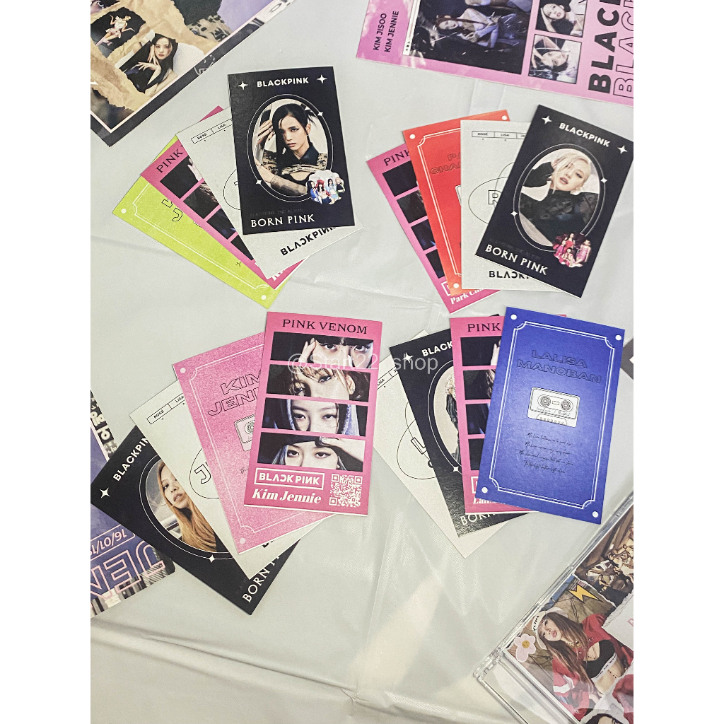 SET 4 CARD BLACKPINK Lovesick Girls - Rosé Lisa Jisoo Jennie start22_shop