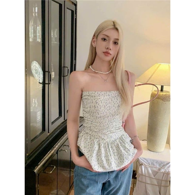 Áo quây ngực chấm bi hàng QC