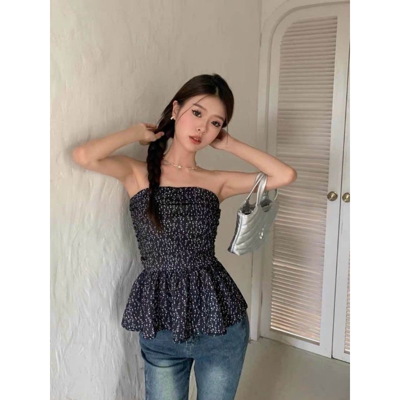 Áo quây ngực chấm bi hàng QC