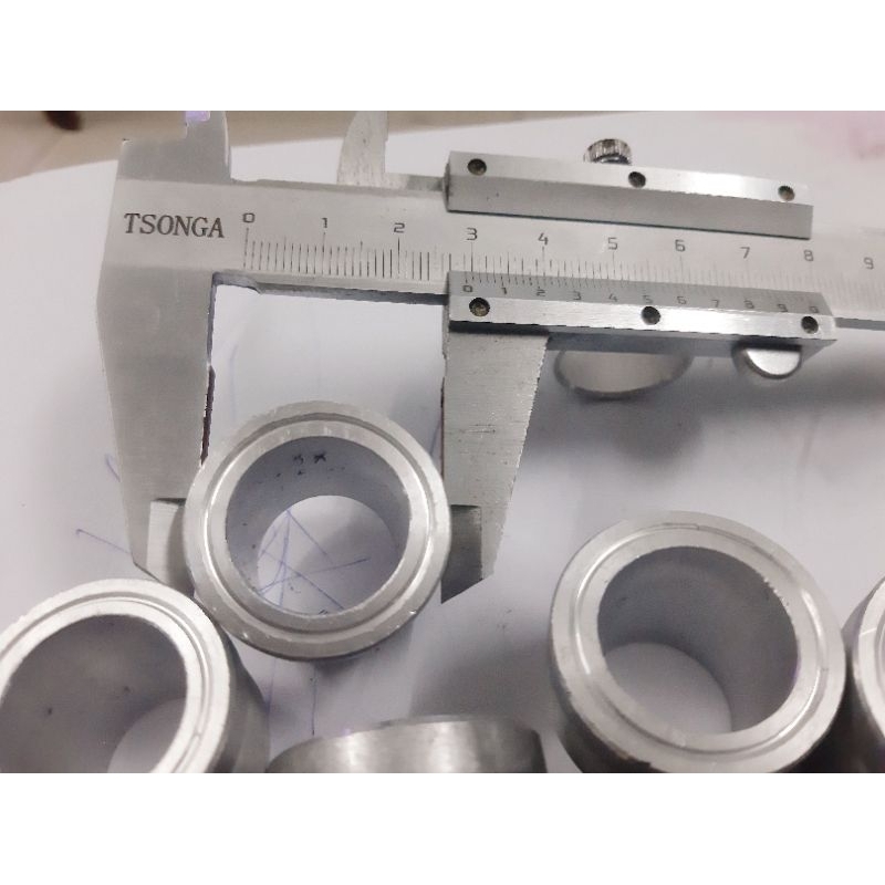 Tiêu nhôm chế cho pô móc giả zin, UMA,CBR size 29-30mm