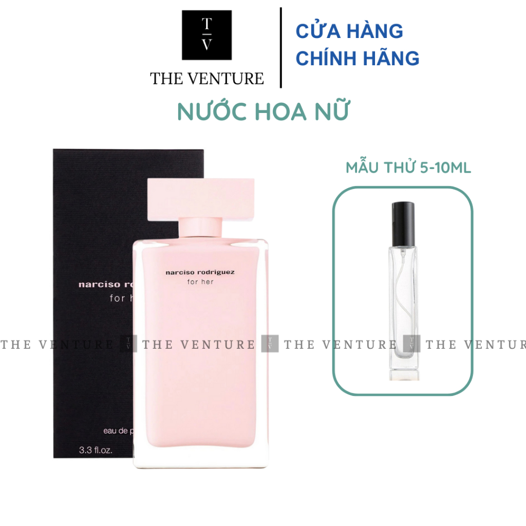 Mẫu Thử 5-10ml - Nước Hoa Nữ Narciso Rodriguez for Her Eau de Parfum