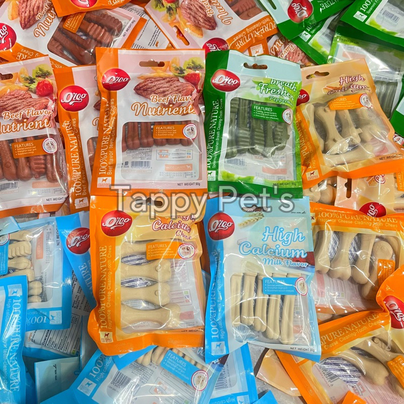 Xương Gặm Orgo Sạch Răng Cho Chó Chống Hôi Miệng - Gói 90g