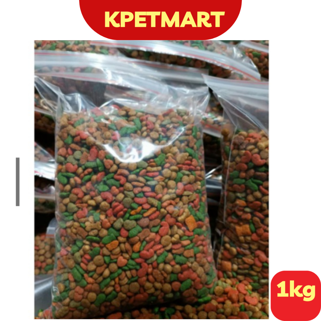 &lt;1Kg&gt; Thức Ăn Hạt Cho Chó Mèo - Mix Vị (bò, Gà, Cừu, Rau Củ...)