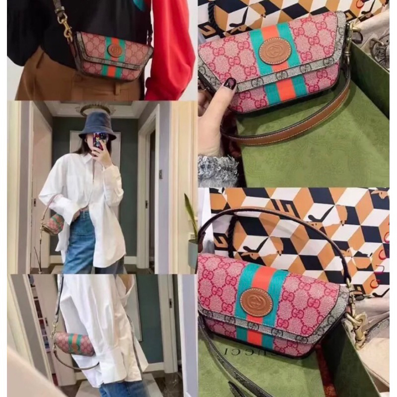 Túi GC kẹp nách kèm dây đeo chéo hàng cao cấp full box