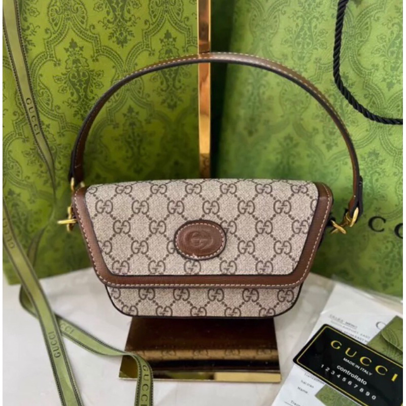 Túi GC kẹp nách kèm dây đeo chéo hàng cao cấp full box