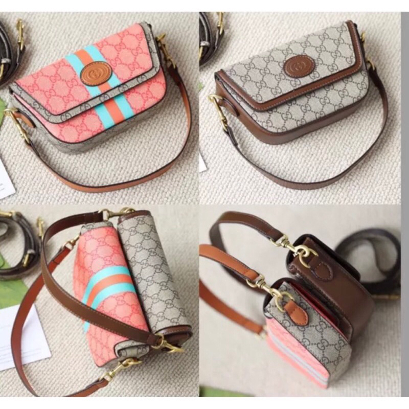 Túi GC kẹp nách kèm dây đeo chéo hàng cao cấp full box