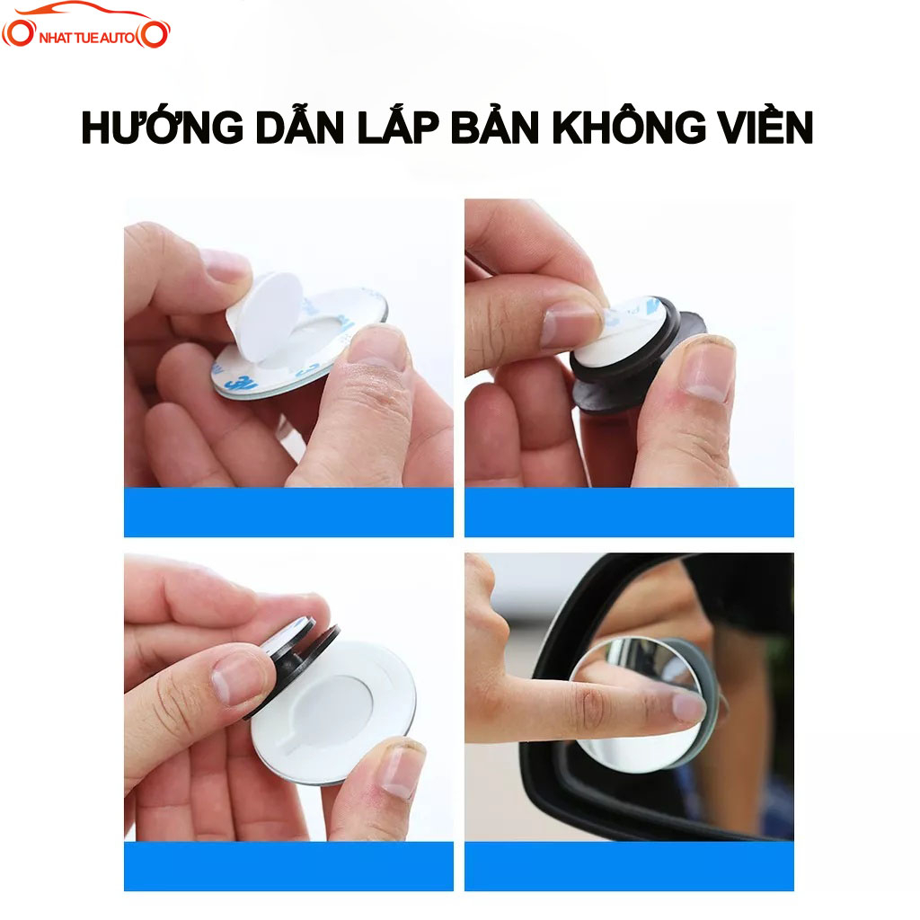 GƯƠNG CẦU LỒI, GƯƠNG SOI ĐIỂM MÙ XE Ô TÔ GÓC NHÌN RỘNG DỄ DÀNG QUAN SÁT