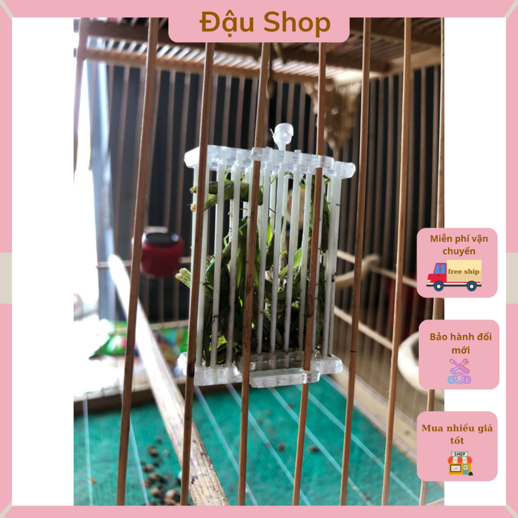 Rọ đựng cào cào cho chim, rọ đựng dế chim chất liệu cáp bền đẹp