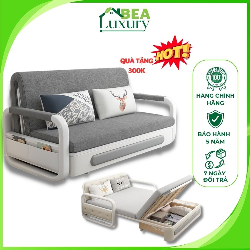 Sofa Giường, Ghế Sofa Gấp Gọn Đa Năng, Ghế Gấp Thông Minh, Giường Xếp Gọn Tặng Kèm 2 Gối Trị Giá 300k