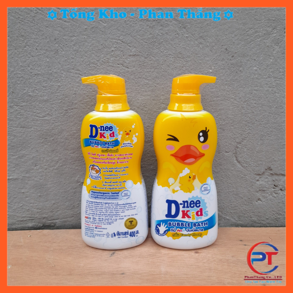 Sữa Tắm Gội Dnee Kids Hình Thú Thái Lan 400ml Tắm Gội Toàn Thân Cho Bé