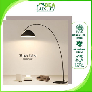 Đèn đọc sách, đèn cây đứng decor phòng khách, phòng ngủ điều chỉnh được thân và chao đèn, tặng kèm bóng led 100k